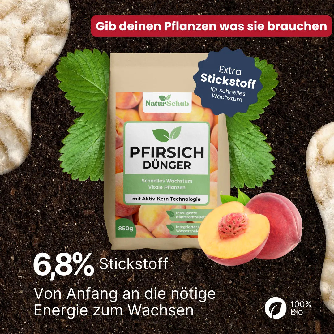Bio-Pfirsichbaum-Dünger 850 g