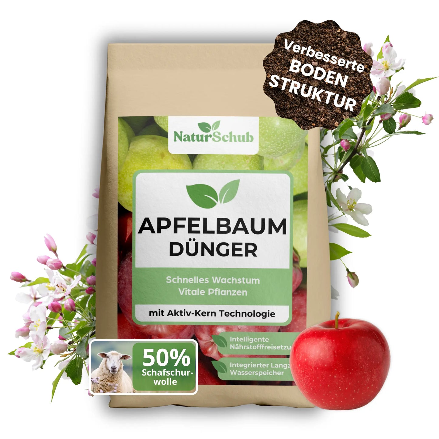 Bio-Apfelbaum-Dünger 850 g